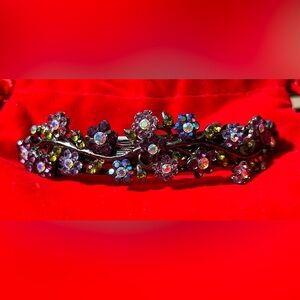 Vintage bejeweled hair ornament